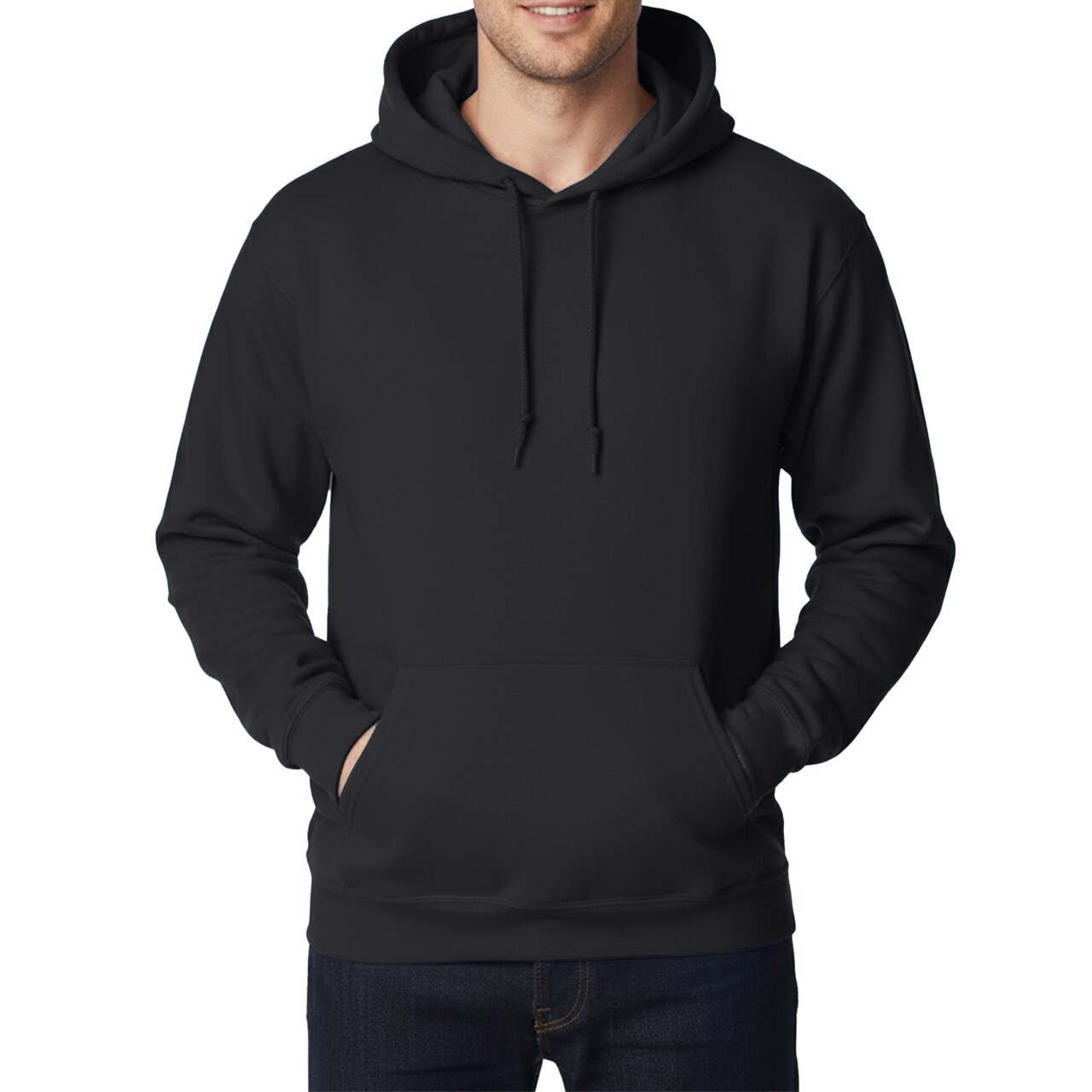 Gildan Unisex Fleece Hooded Sweatshirt 18500, Pullover Hoodie for Arts & Craft
